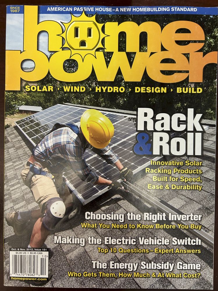 Home Power Magazine - Oct/Nov 2012 Issue