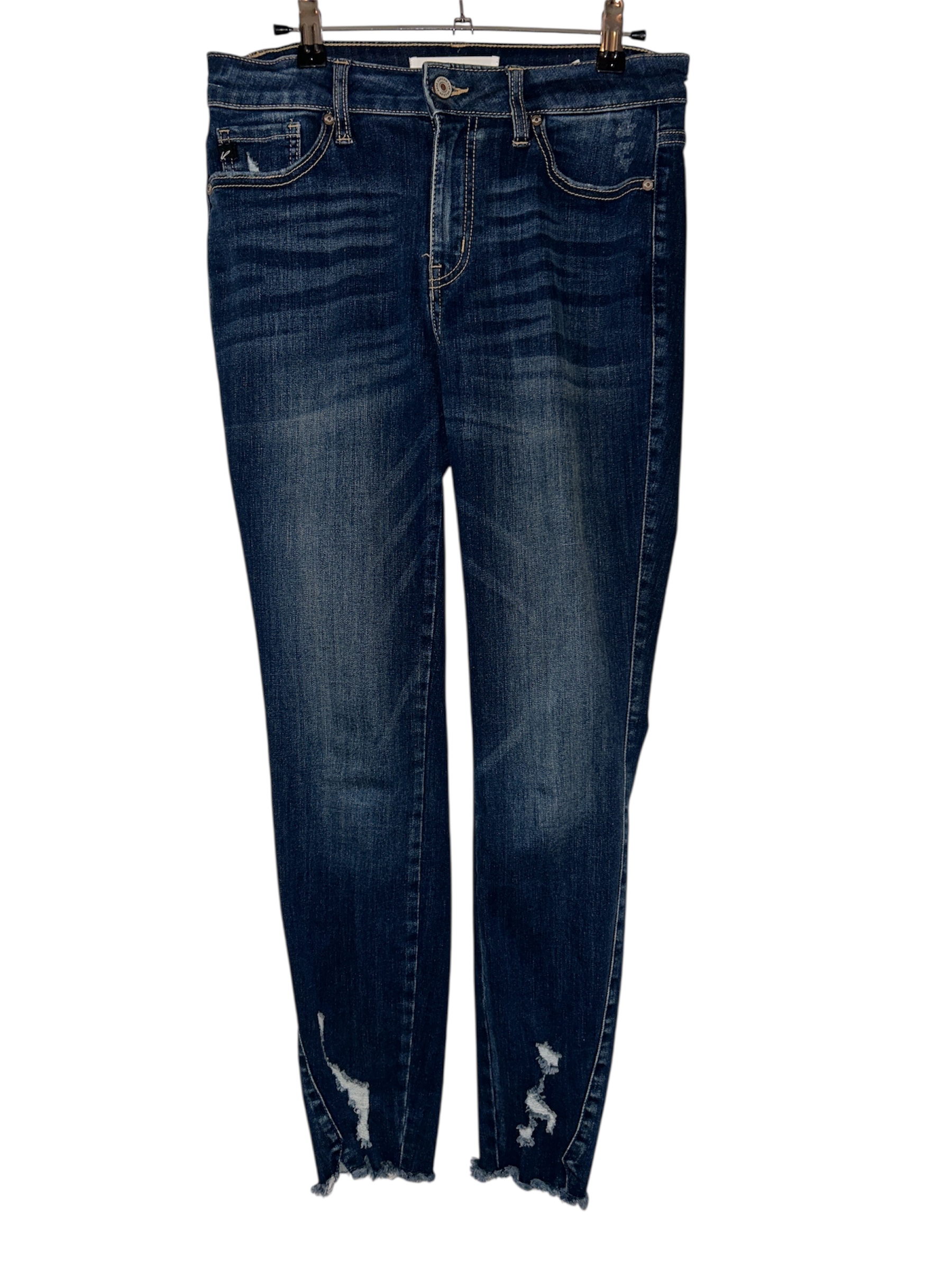 Women's RanCan Distressed Skinny Jeans - Raw Hem