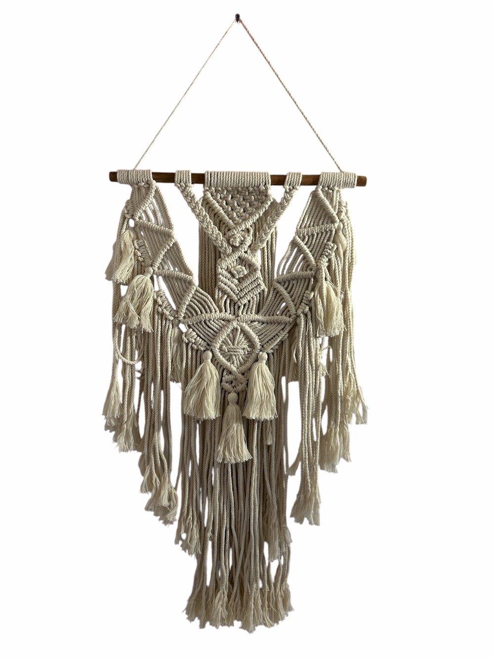 Handmade Macrame Wall Hanging - Intricate Boho Decor