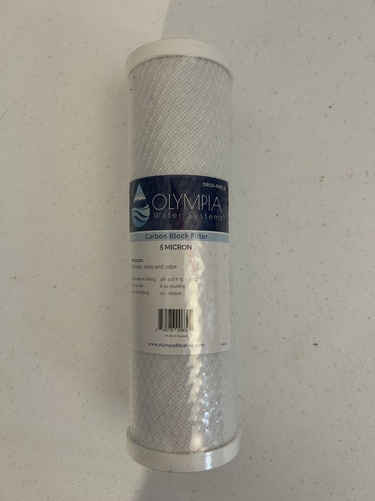 New Olympia Carbon Block Filter 5 Micron