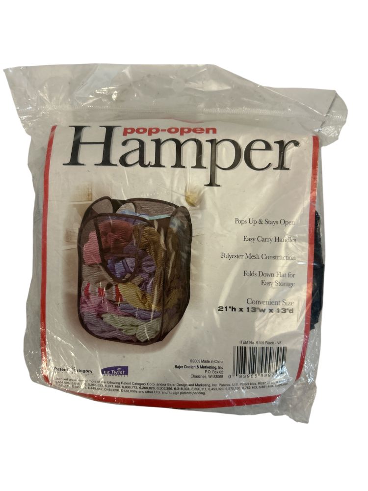New Collapsible Pop-Open Hamper