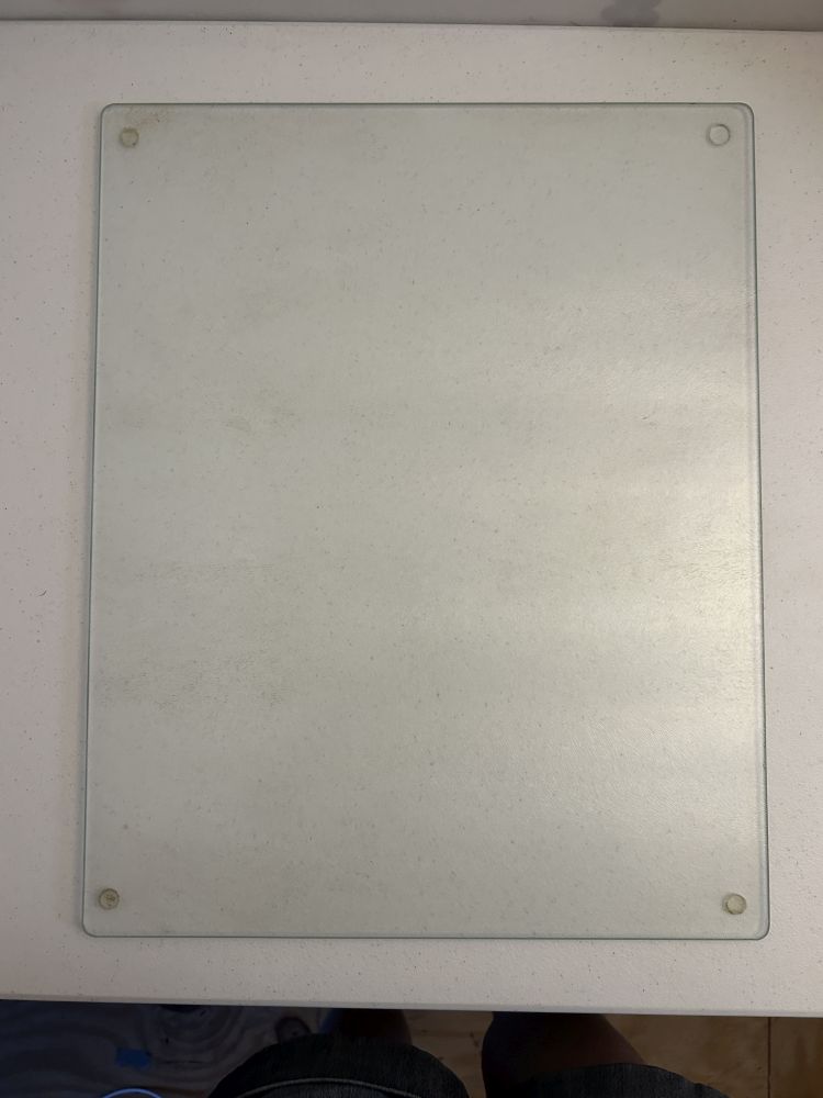 Glass Cutting Board 19.5x15.75"