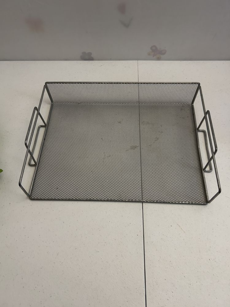 Office Accessory Metal Mesh Desk Tray