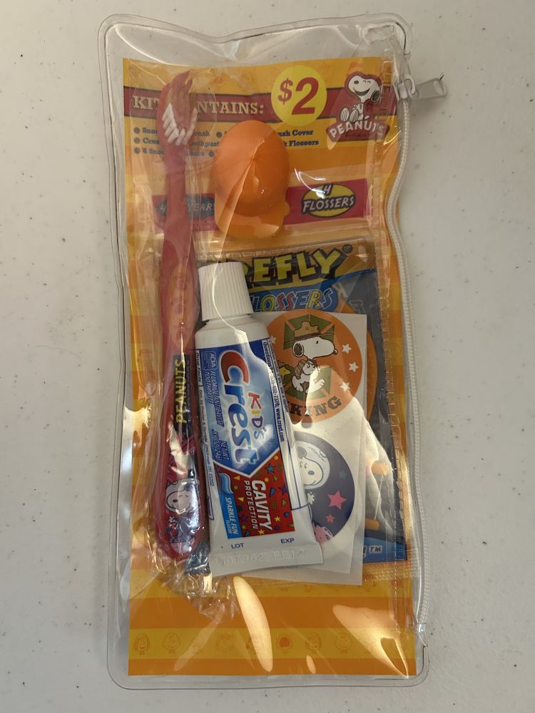 New Kids' Peanuts Dental Care Set