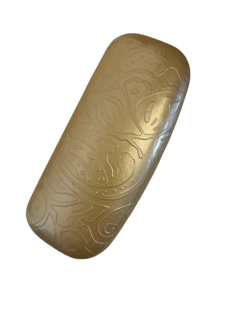 Gold Decorative Sunglasses/Eye Glass Case
