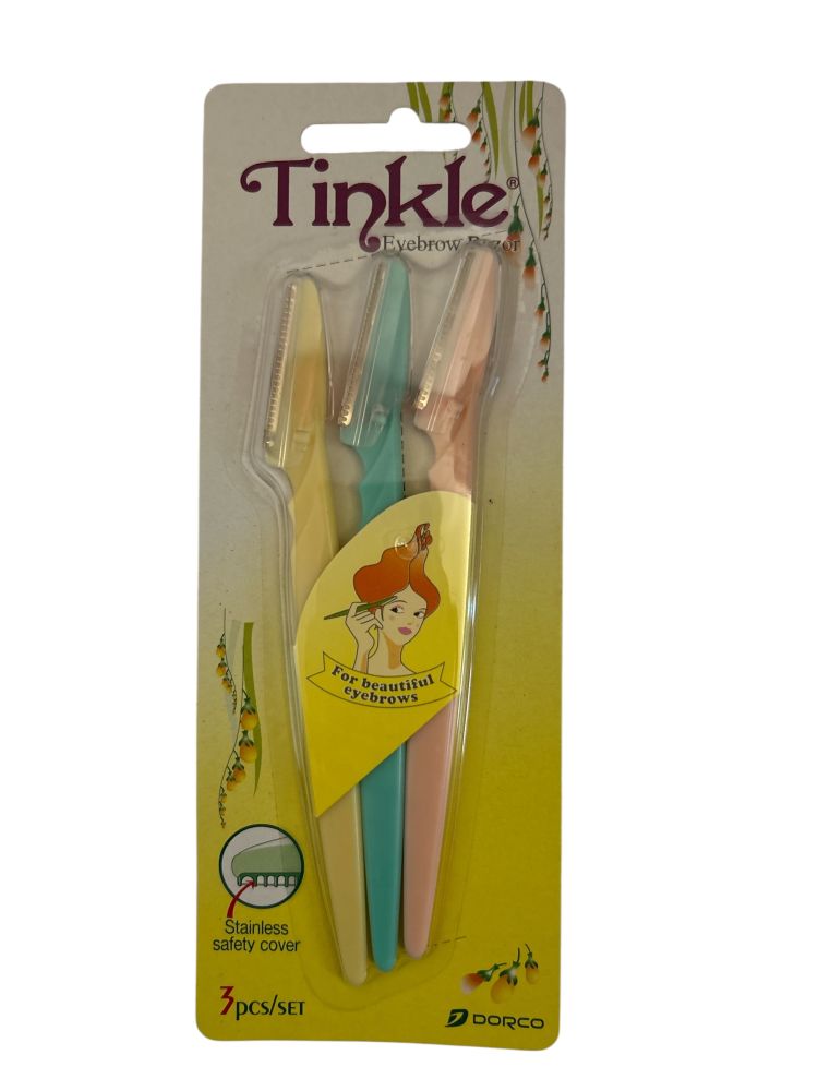 Tinkle Eyebrow Razor Set 3-Pack