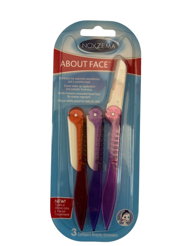 Noxzema About Face Beauty Groomers Set of 3