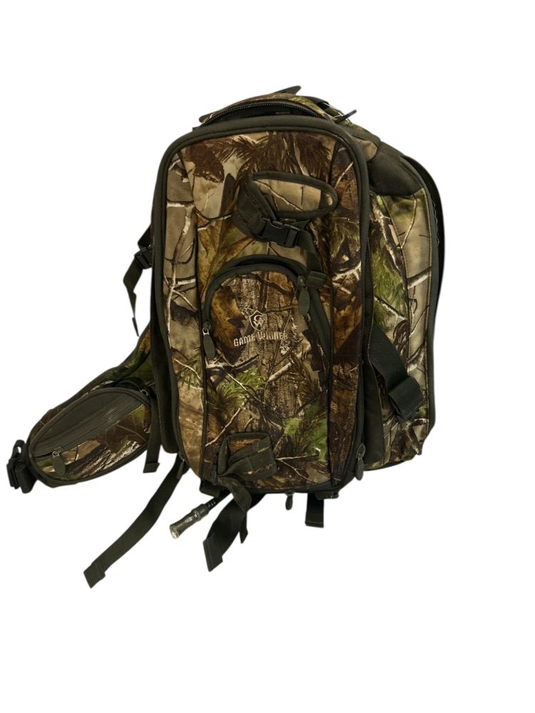 Game Winner Brand Camo Backpack with Inner Water Container