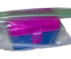Shopkins Pink and Blue Storage Container
