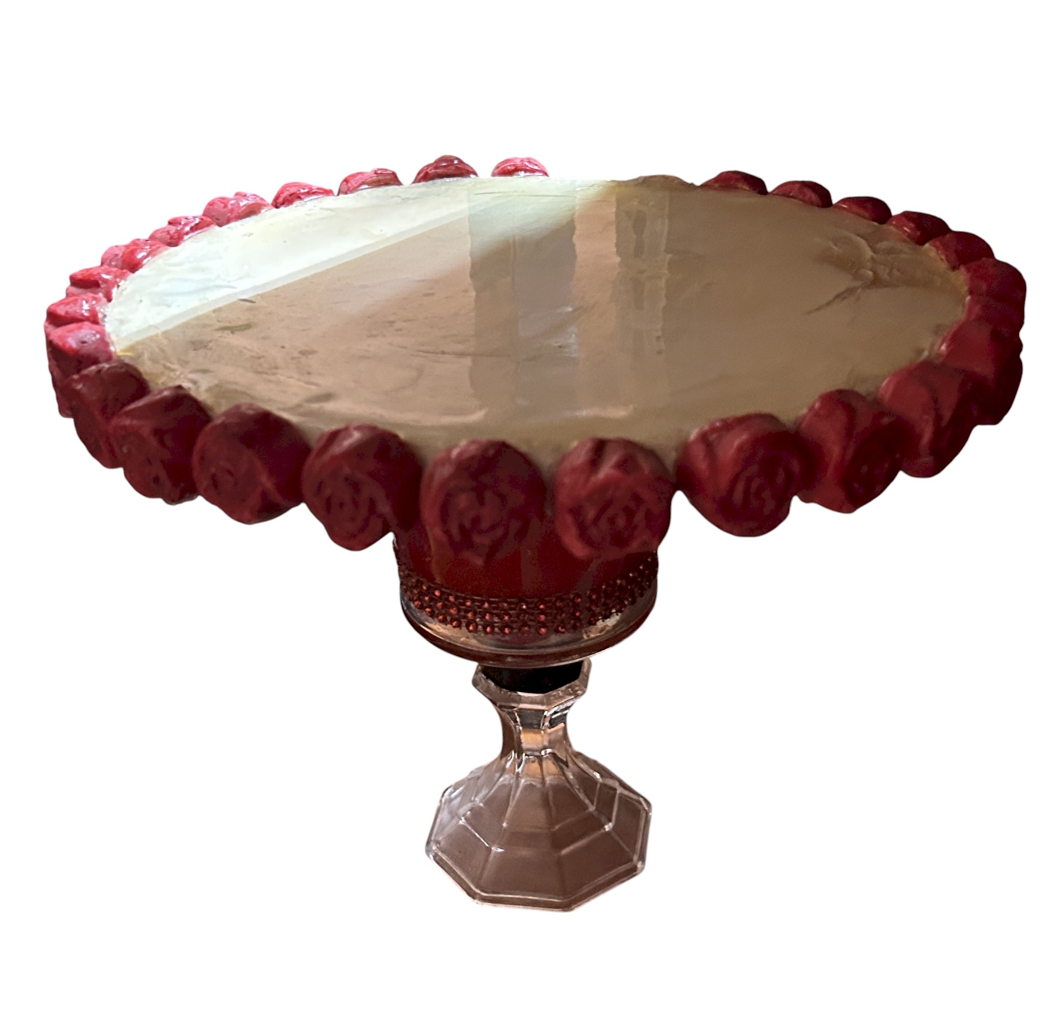 Roses Cake Plate 