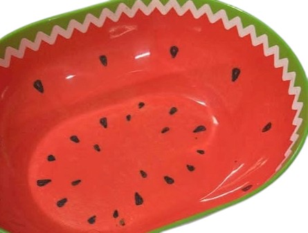 Citrus Grove melamine watermelon bowl