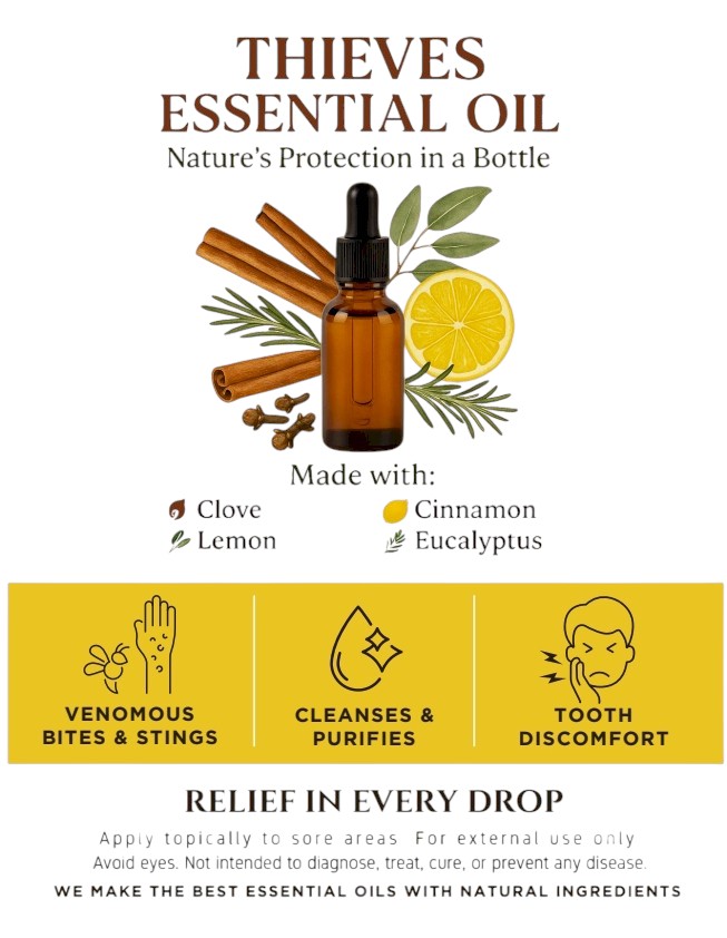 5ml Thieves Essential Oil