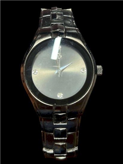 George Men’s Silver-Tone Quartz Watch