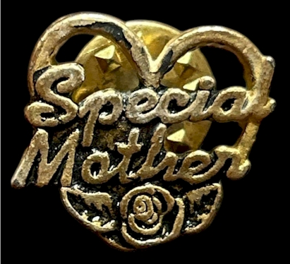 Gold-Tone “Special Mother” Lapel Pin 