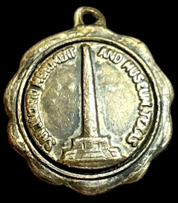 San Jacinto Monument Texas Souvenir Bracelet Pendant Charm (½ in)