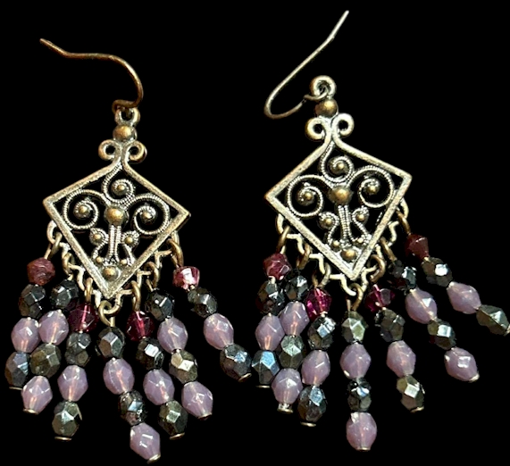 Boho Beaded Chandelier Earrings – 2 Inch