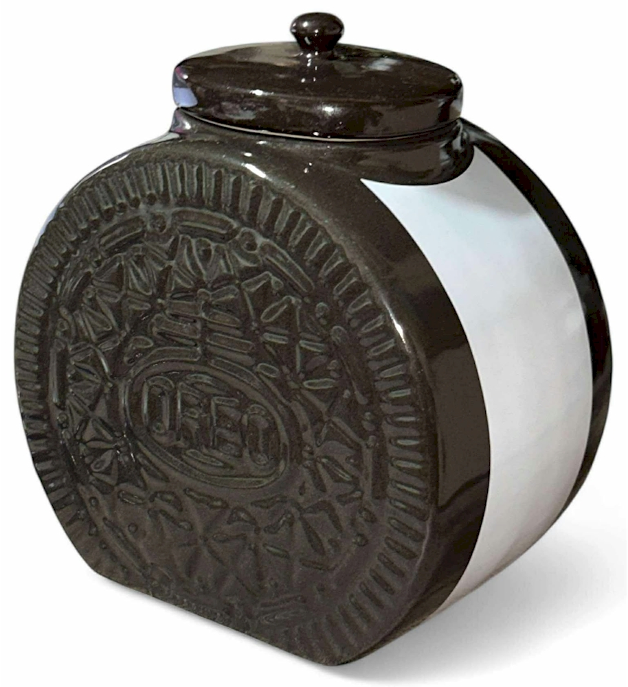 Vintage Oreo Cookie Jar – 11.75" Tall Heavy Ceramic Cookie Jar | Nabisco Collectible