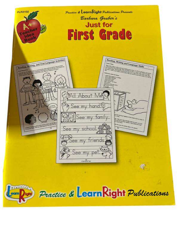 Barbara Gruber’s “Just for First Grade” Teacher Idea Book