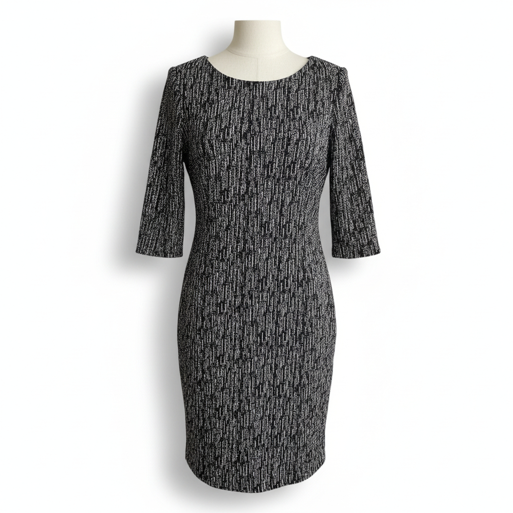 Women’s New Look Fitted Midi Dress with Scoop Back