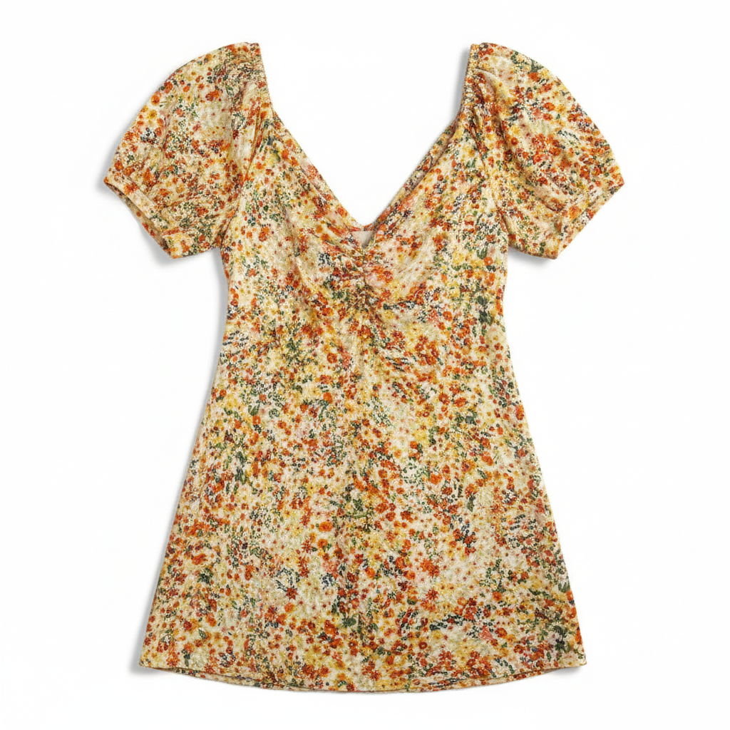 Women’s Les Amis Puff Sleeve V Neck Blouse