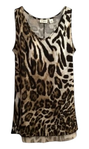 Women’s Cato Sleeveless Animal Print Blouse