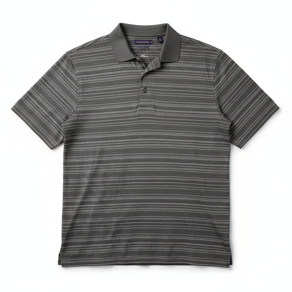 Men’s Alan Flusser Mercerized Cotton Polo Shirt