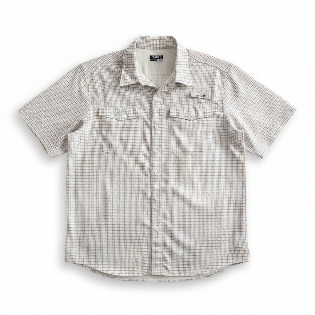 Men’s Habit Performance Short Sleeve Button Up Shirt