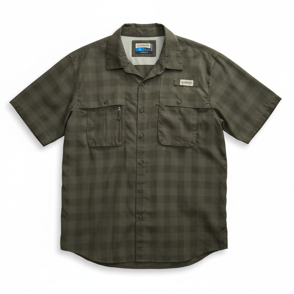 Men’s Magellan Outdoors Fish Gear Moisture Wicking Button Up Shirt