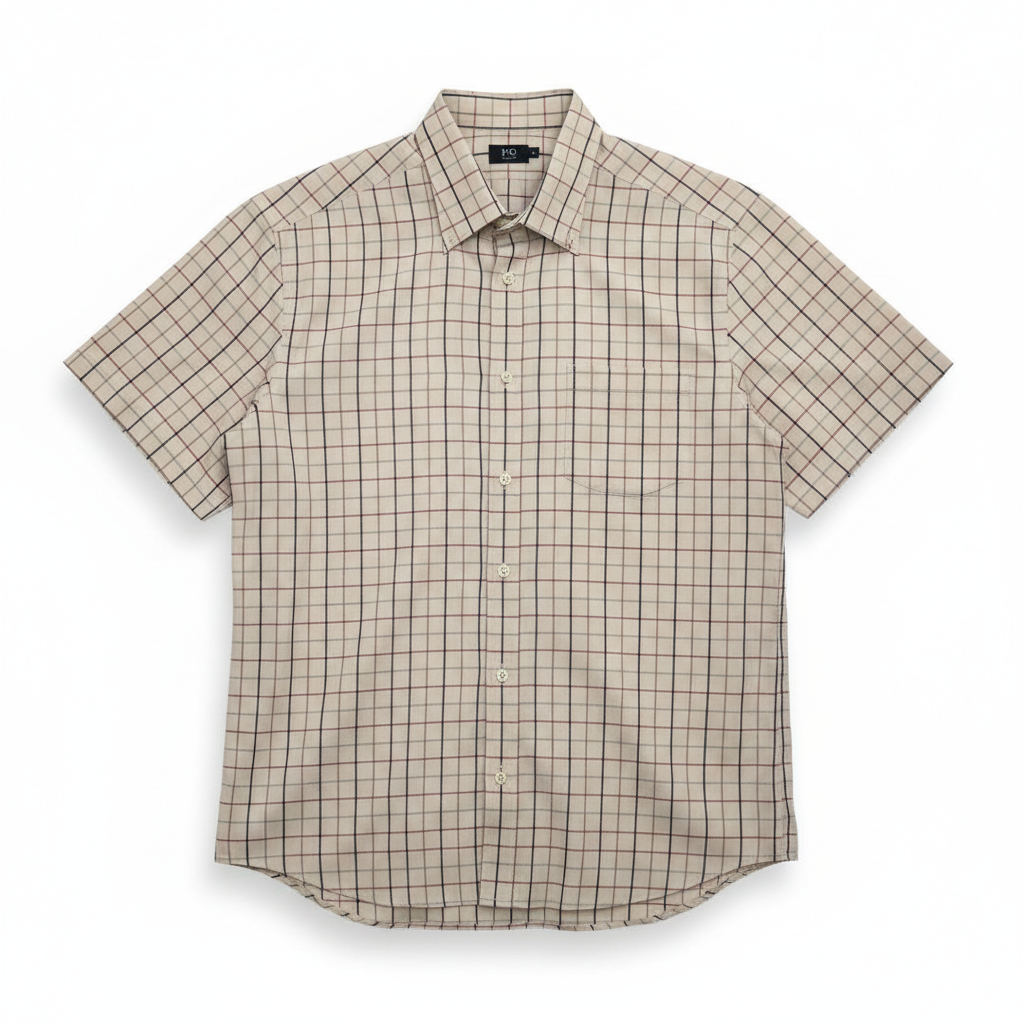 Men’s Lincs by David Chu Short Sleeve Button Down Shirt