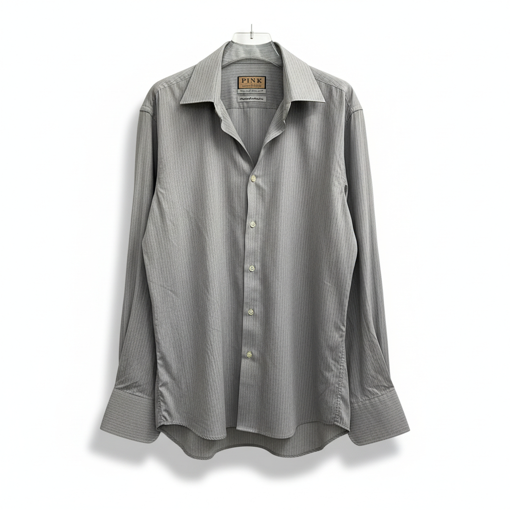 Men’s Fine Dress Shirt by Thomas Pink Jermyn Street London 34L 15.5 Neck