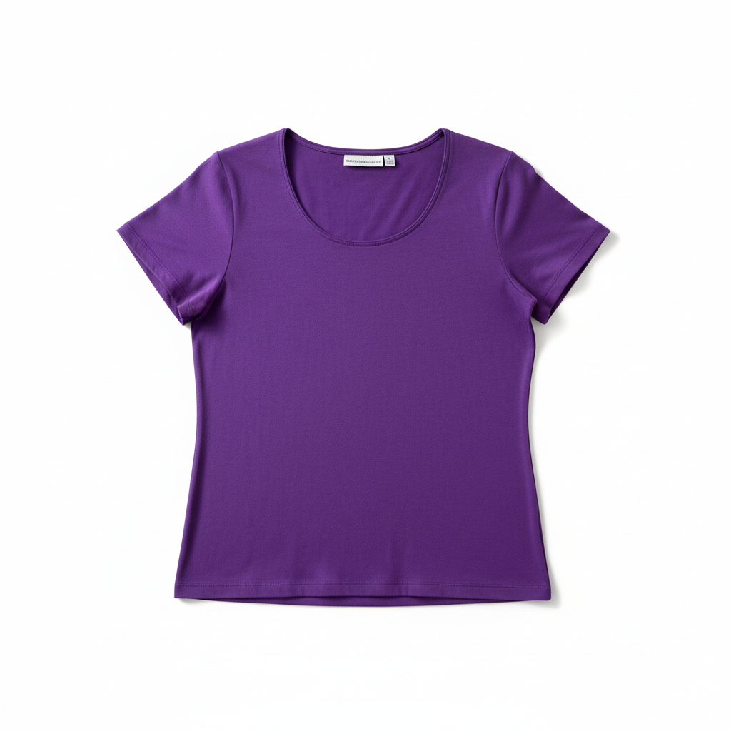 Women’s Stretch Knit Top by Rebecca Malone Classic Everyday Casual Blouse