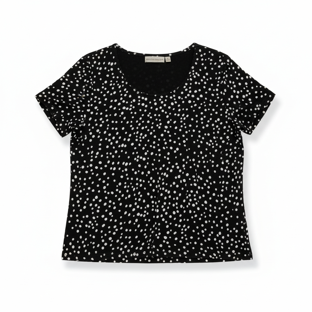 Women’s Printed Knit Top by Rebecca Malone Casual Everyday Stretch Shirt