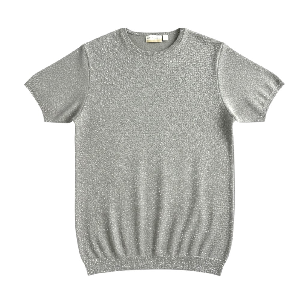 Women’s Shimmer Knit Short Sleeve Sweater by Alfred Dunner Classic Dressy Casual Style