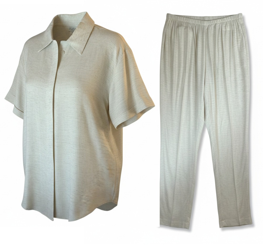 Women’s Two Piece Outfit Set by Pride and Joy Matching Top and Pants Casual Comfort Set