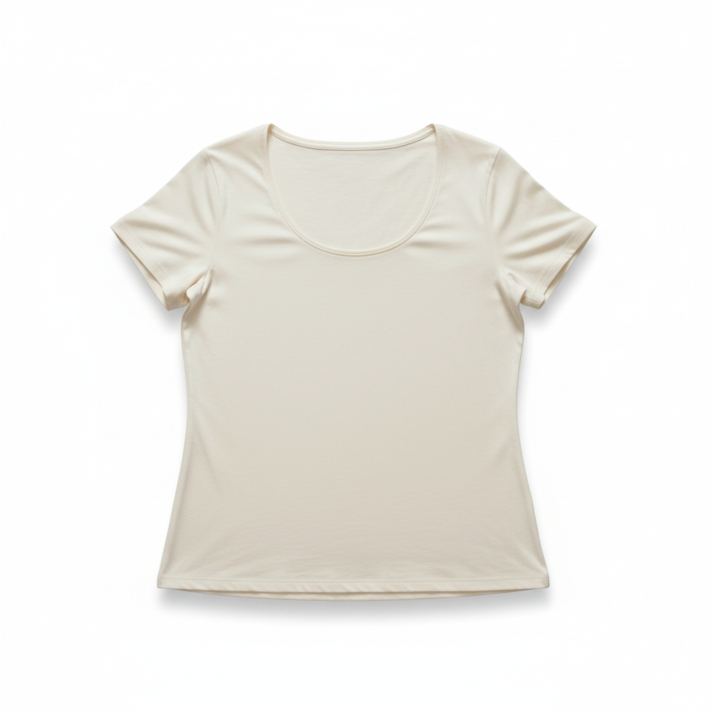 Women’s Classic Short Sleeve Scoop Neck Top by White Stag Everyday Essential Shirt