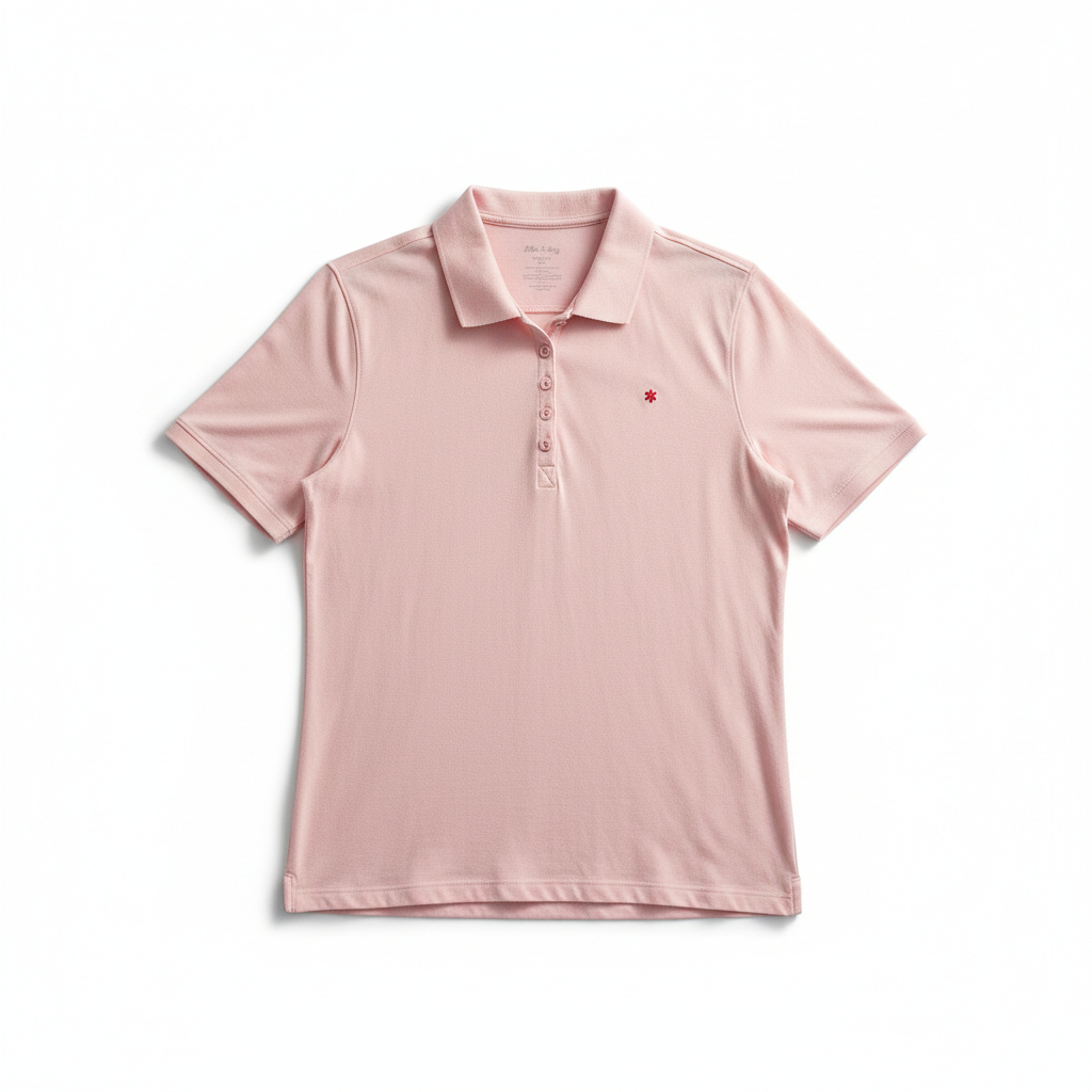 Women’s Classic Polo Shirt by White Stag Short Sleeve Casual Collared Top