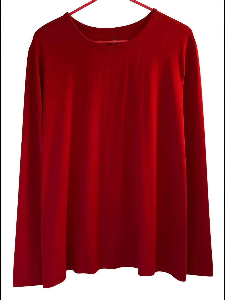 Women’s Long Sleeve Top by Bobbie Brooks Classic Crew Neck Everyday Shirt