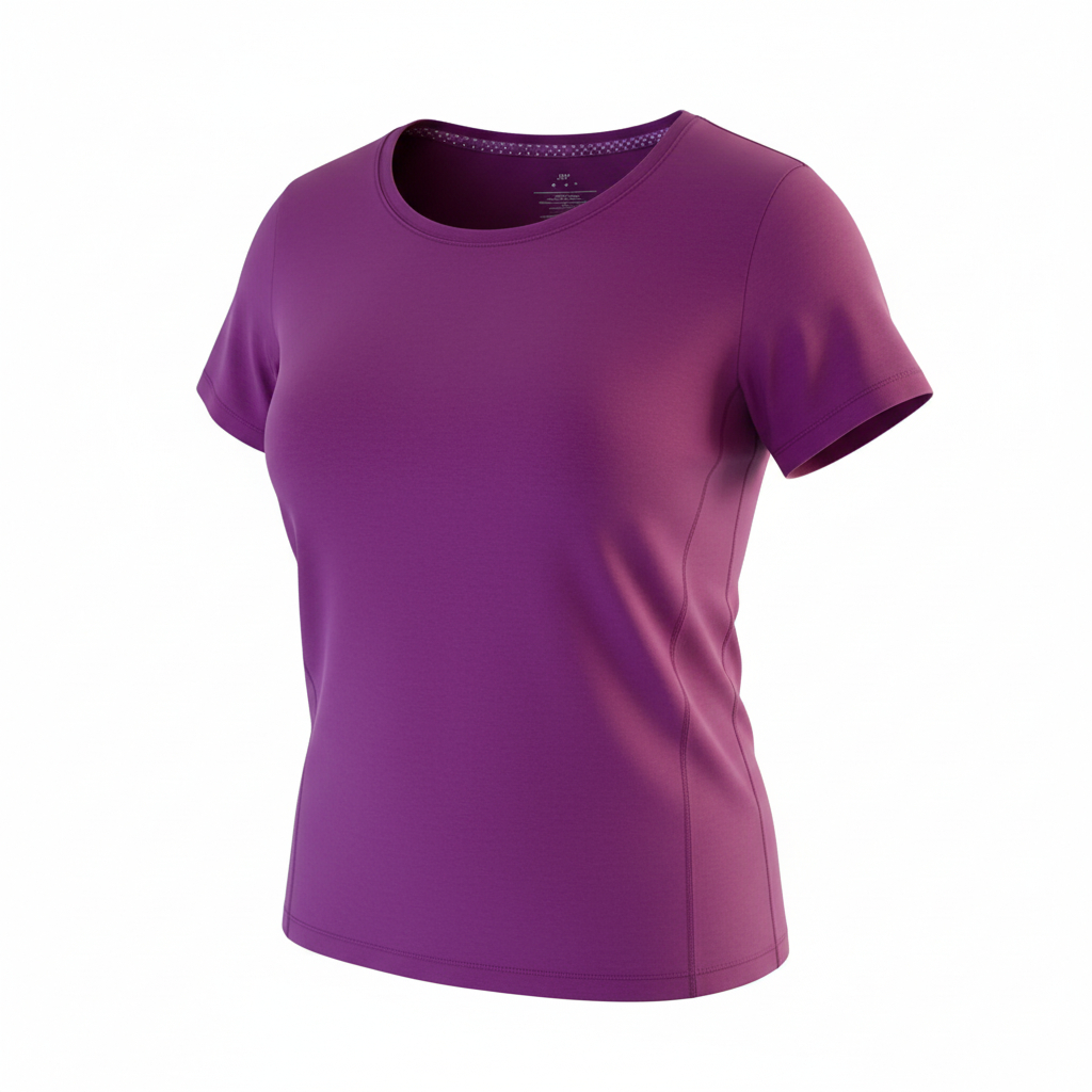 Women’s Short Sleeve Active Tee by St Johns Bay Stretch Performance Casual Top
