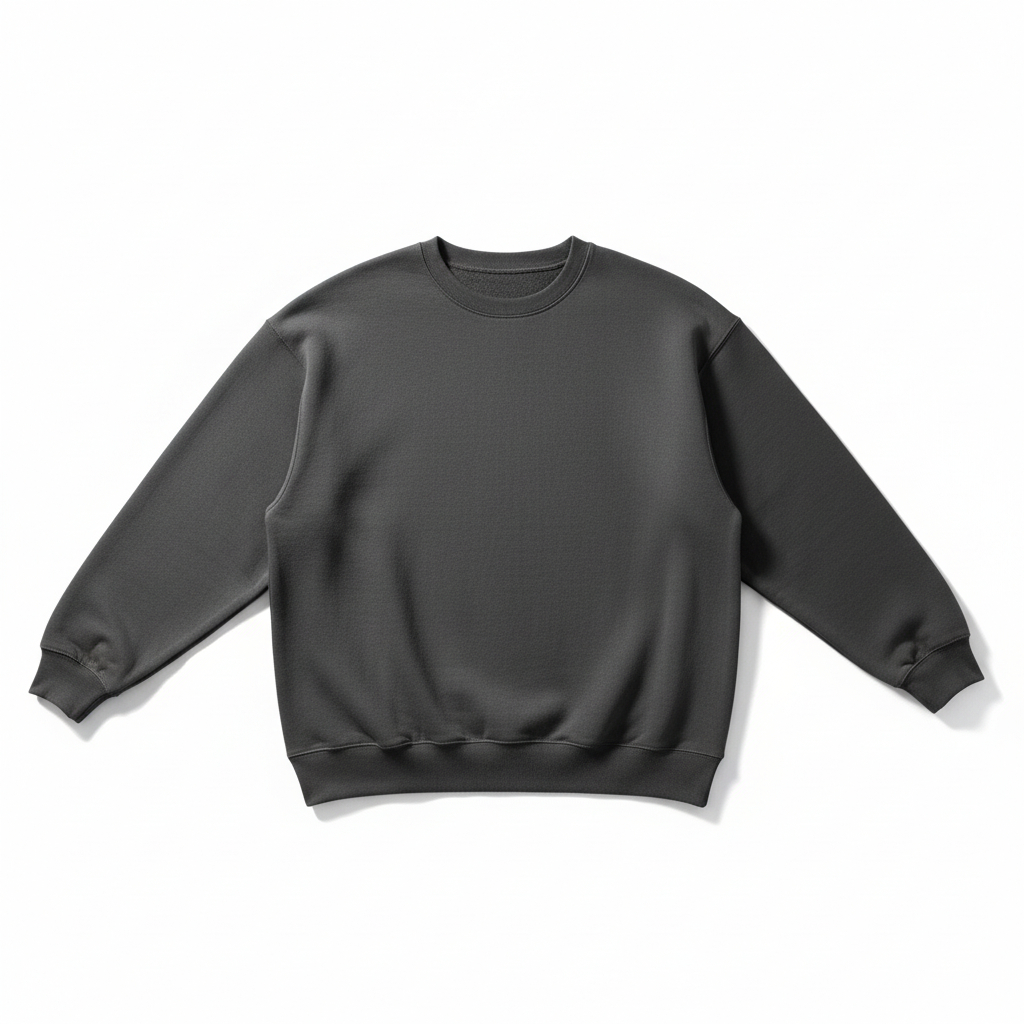 Men’s Crewneck Sweatshirt by Fruit of the Loom Casual Pullover Fleece Basic Everyday Layer