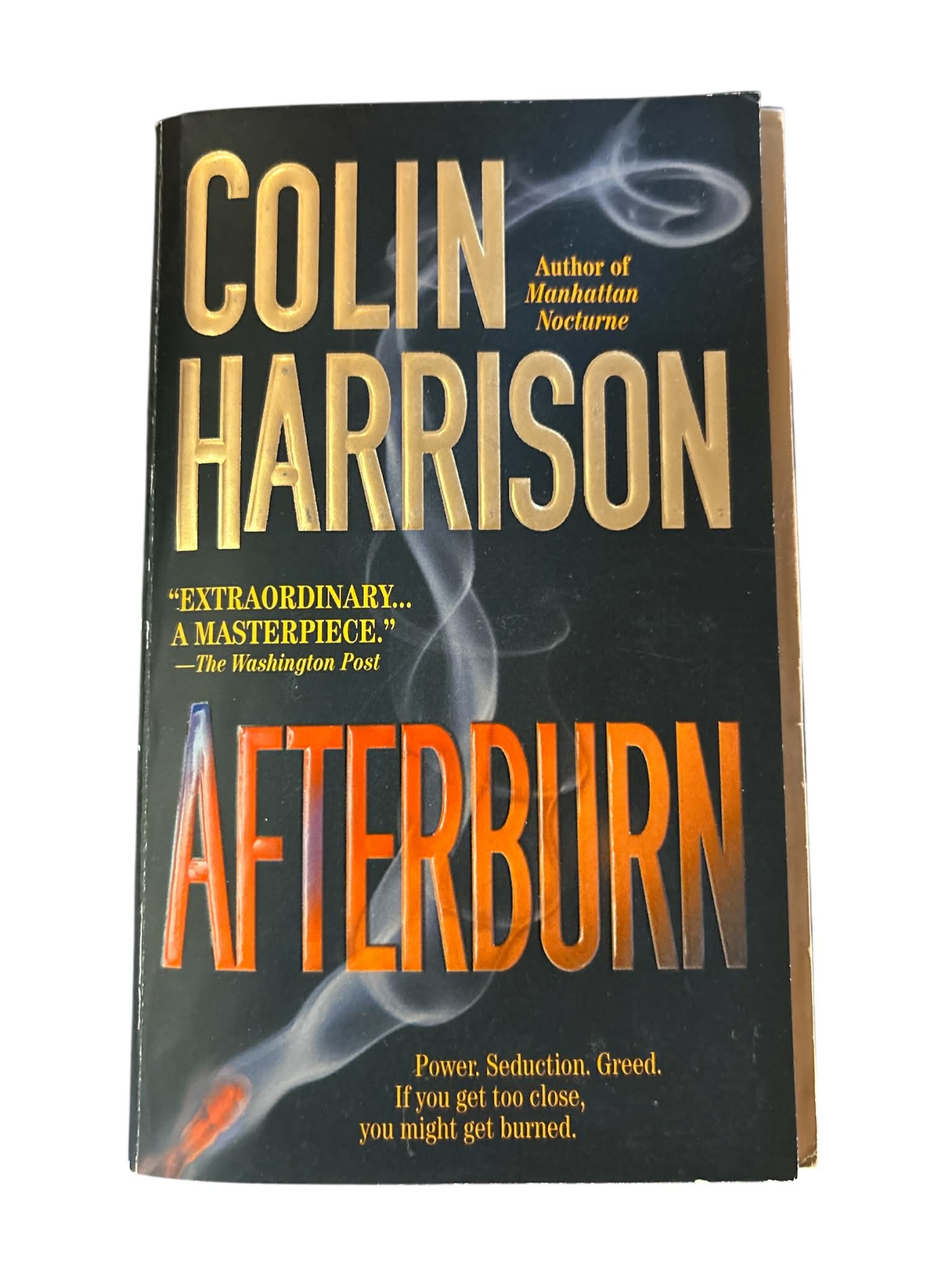 Afterburn by Colin Harrison Thriller Novel Paperback Suspense Fiction