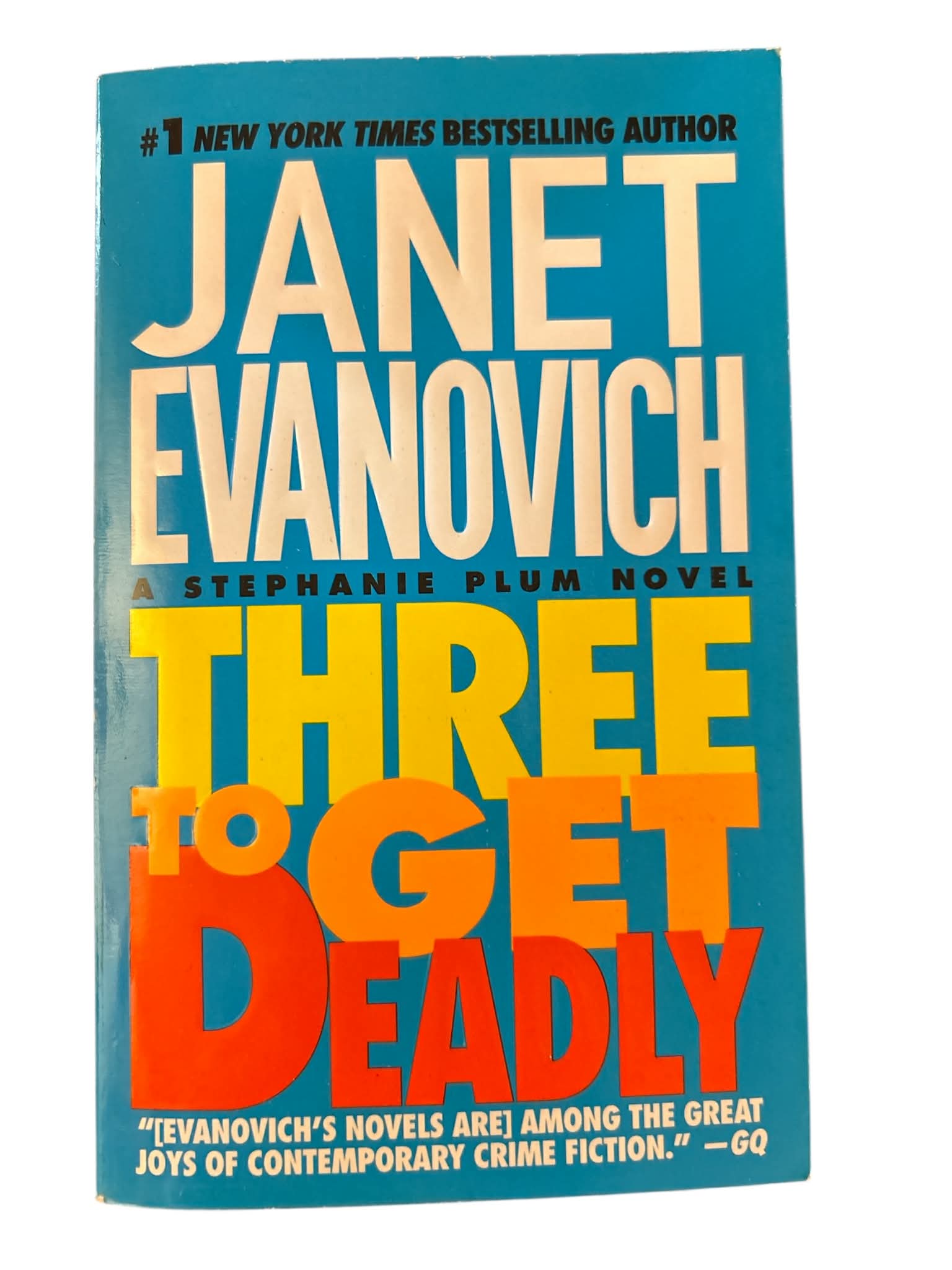 Three to Get Deadly by Janet Evanovich Stephanie Plum Mystery Novel Paperback