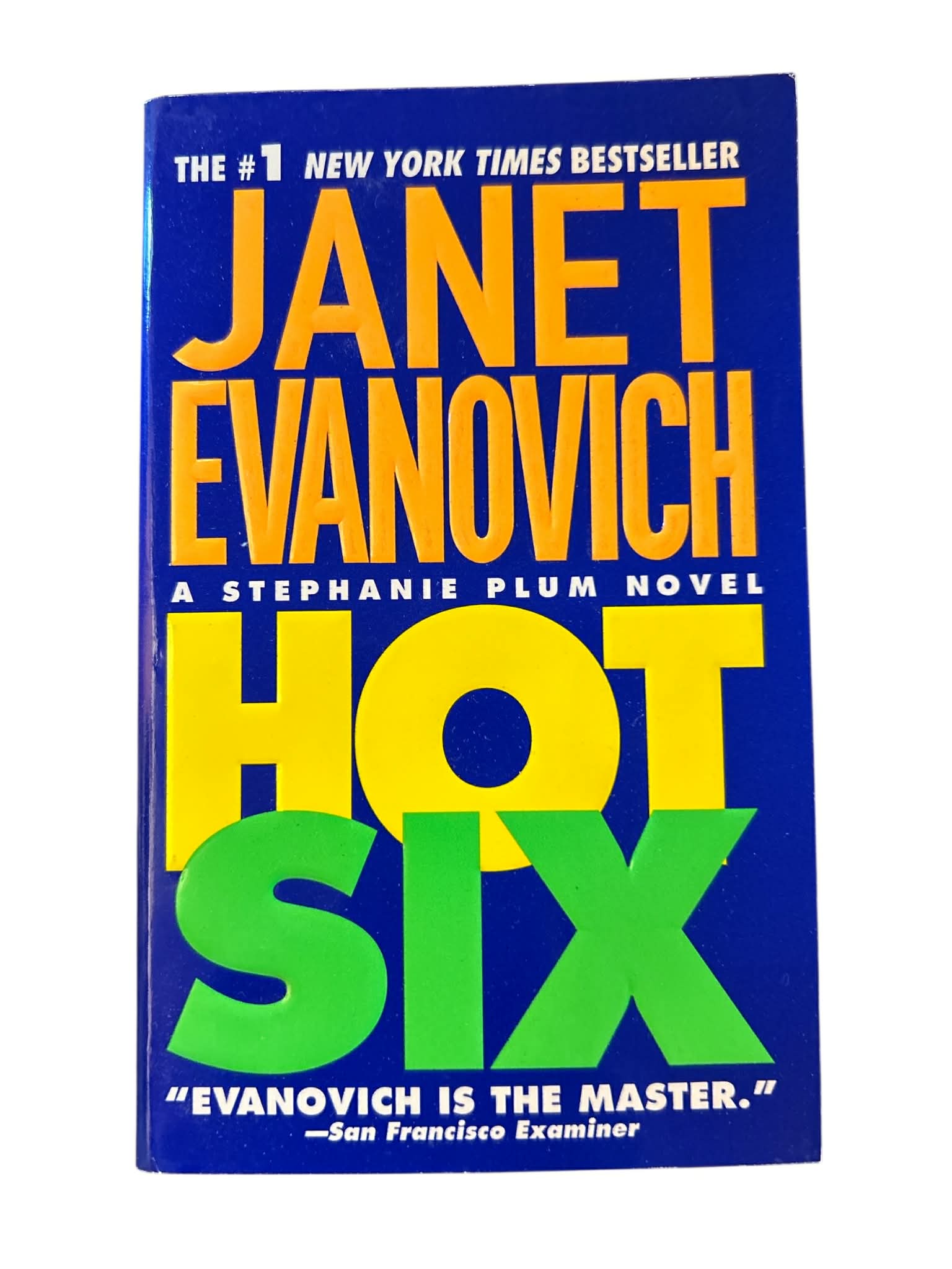 Hot Six by Janet Evanovich Stephanie Plum Mystery Novel Paperback Bestselling Series
