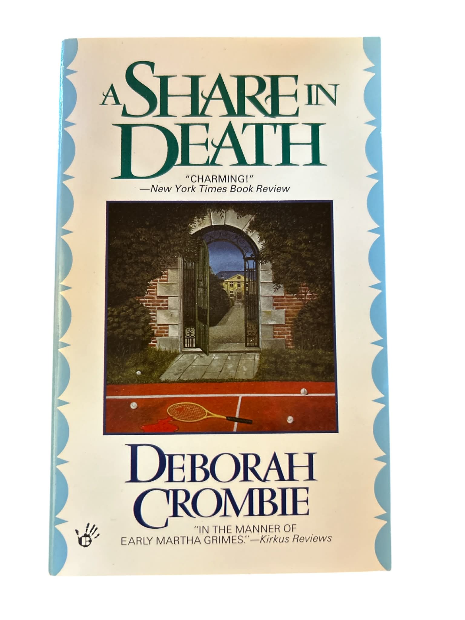 A Share in Death by Deborah Crombie Paperback Duncan Kincaid Gemma James Mystery Novel