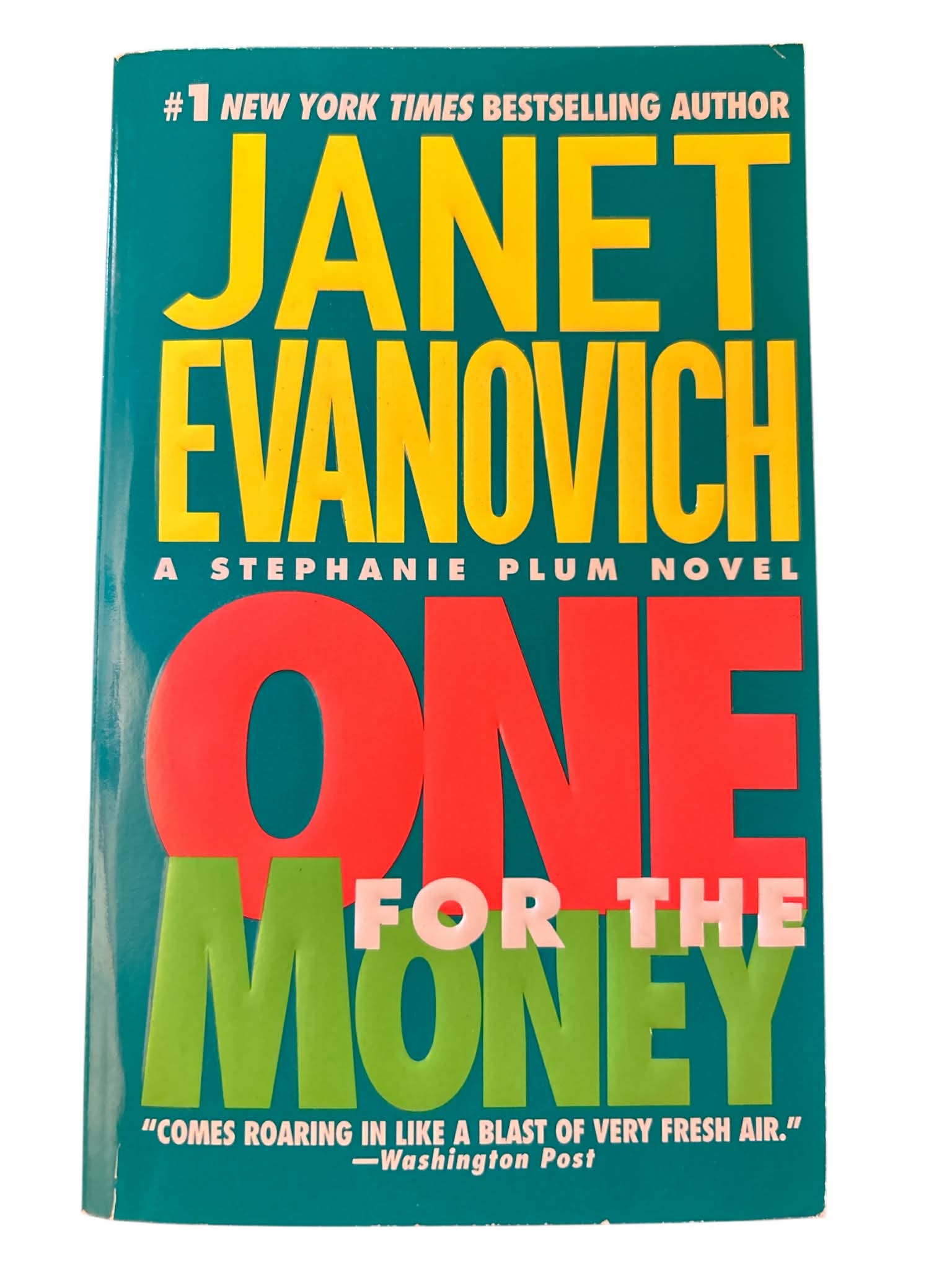 Women’s Fiction Book Janet Evanovich One for the Money Paperback Novel
