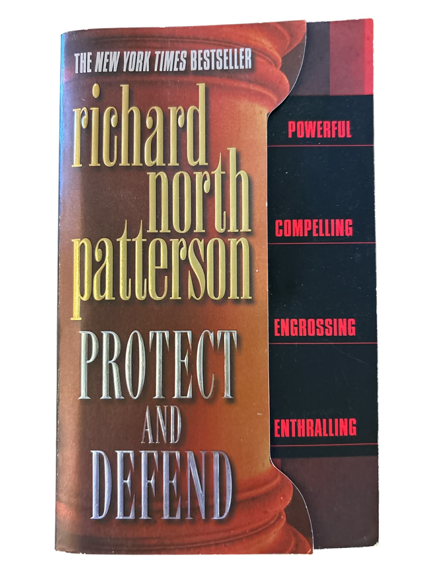 Legal Thriller Book Richard North Patterson Protect and Defend Paperback Novel