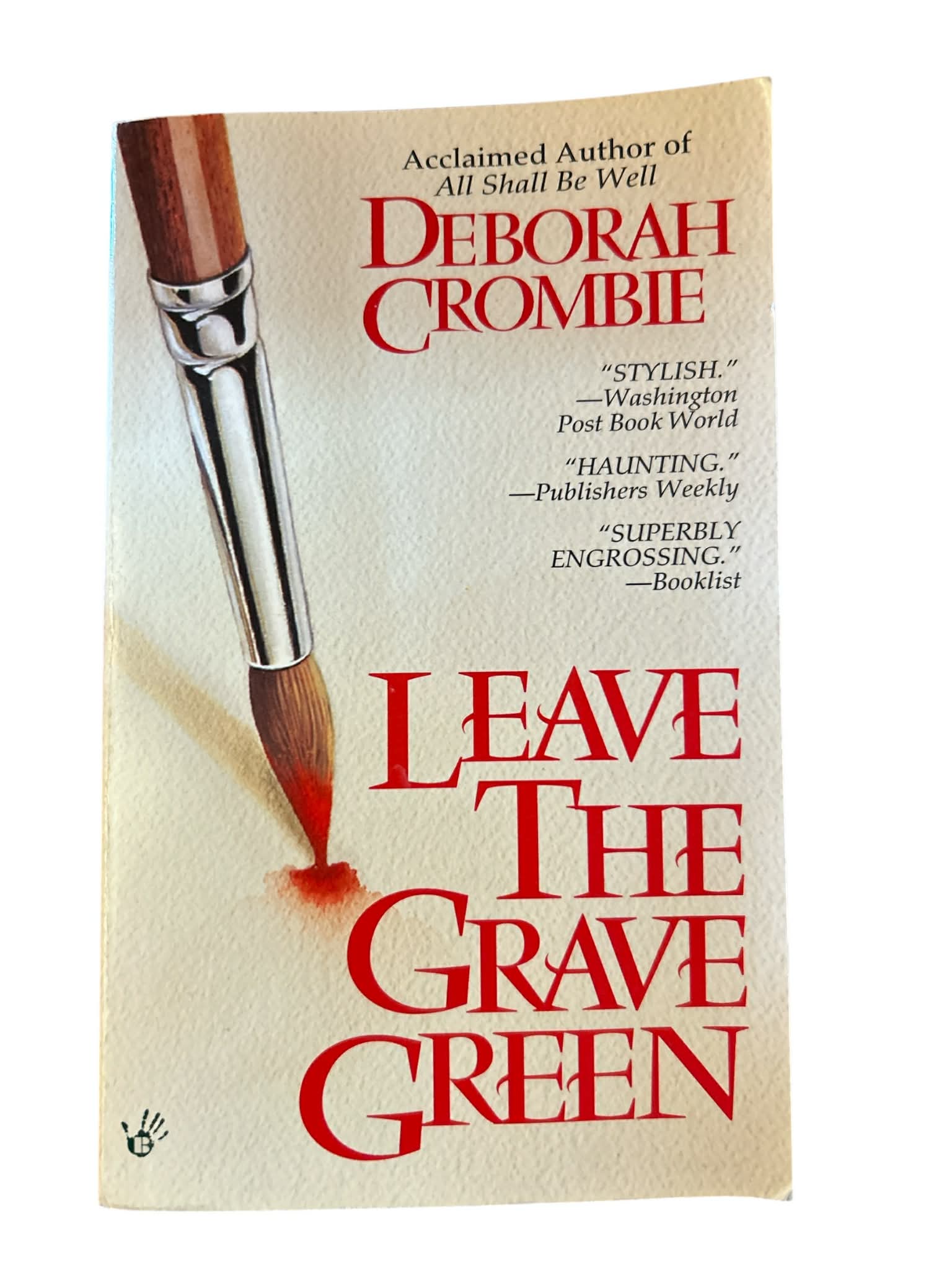 Mystery Novel Deborah Crombie Leave the Grave Green Paperback Detective Book