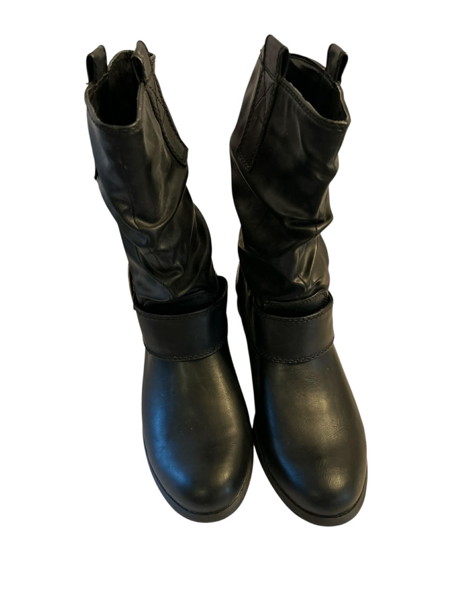 Women’s American Eagle slouchy buckle mid calf boots