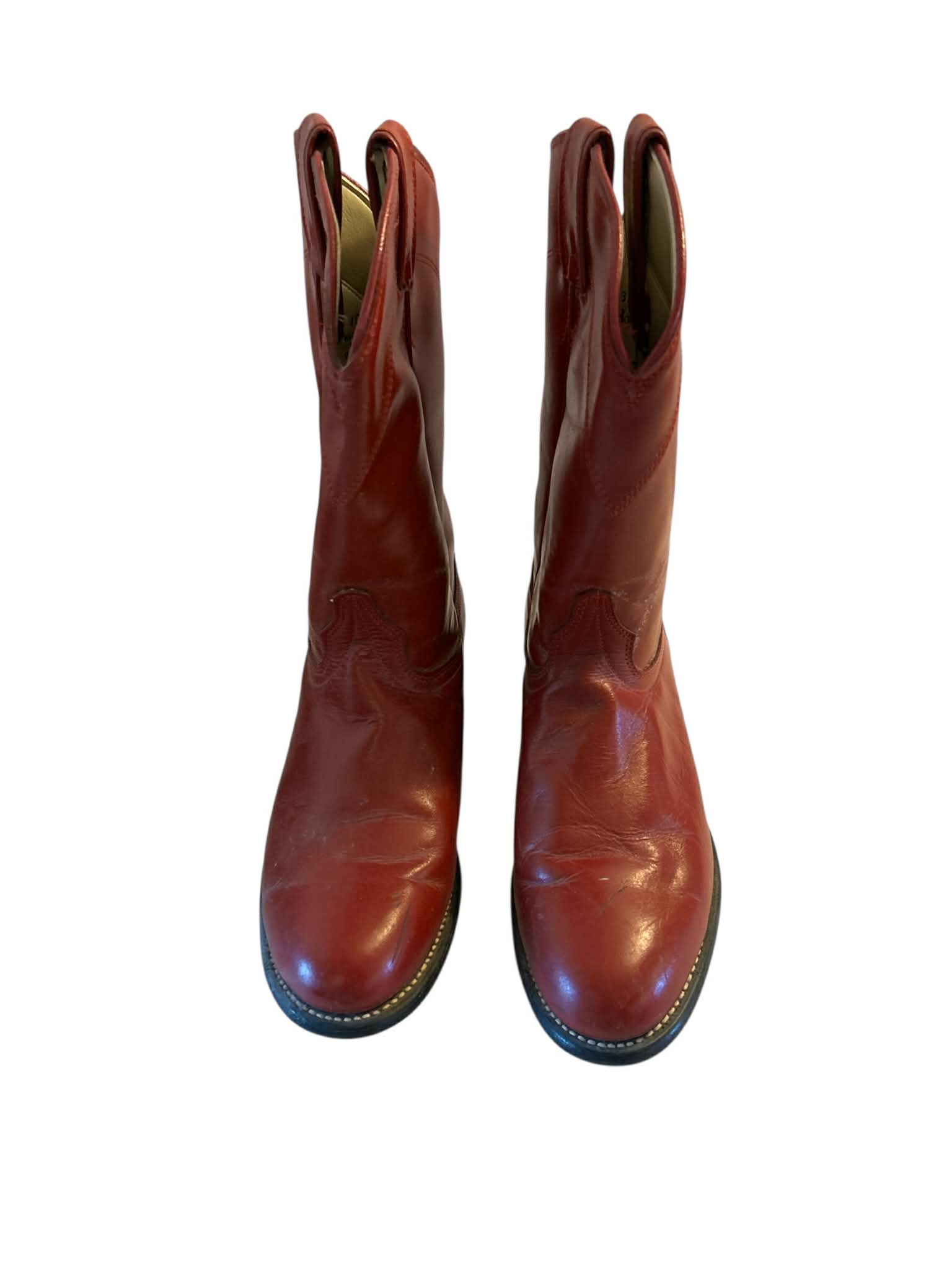 Women’s Laredo leather western pull on boots