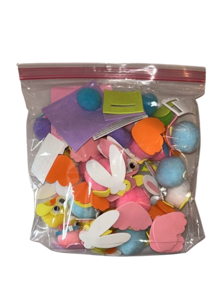 Craft Supply Variety Pack in Gallon Ziplock