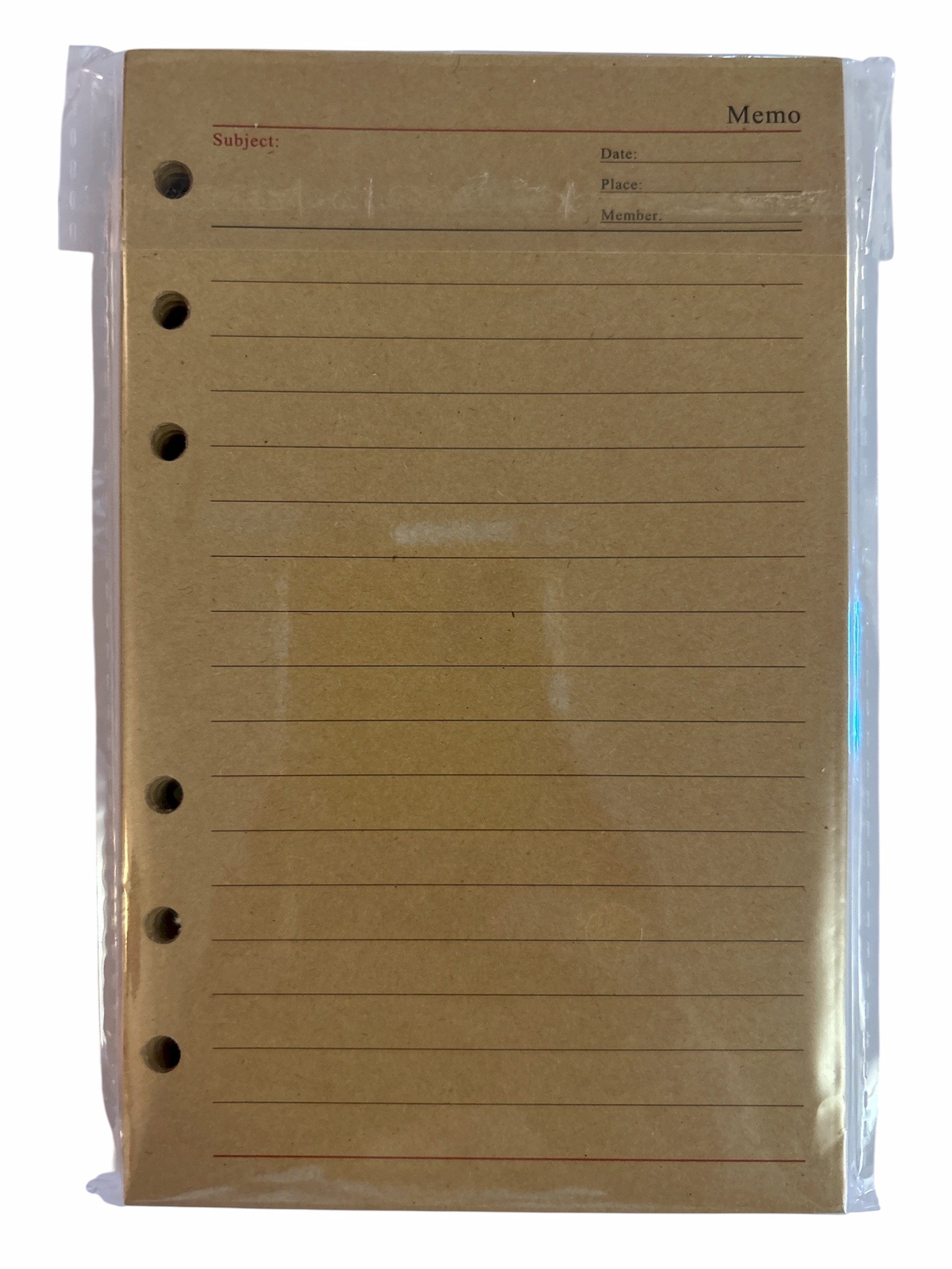 12mm x17 mm - Journal Refill Inserts - Lined Memo Pages